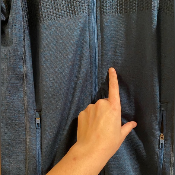 Lululemon Engineered Warmth Jacket - in Poseidon Blue/Black - Men’s Medium - Picture 5 of 7